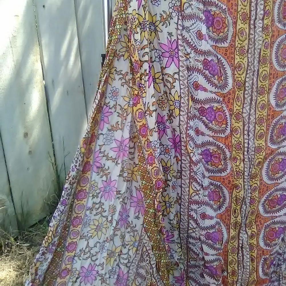 Beautiful Rare Vintage Spell Boho Blossom skirt - Picture 7 of 9